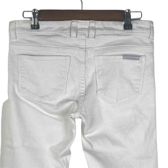 Sass & Bide Denim "The New Grace" White Side Zipper Skinny Jeans Women's 28 - Picture 7 of 10